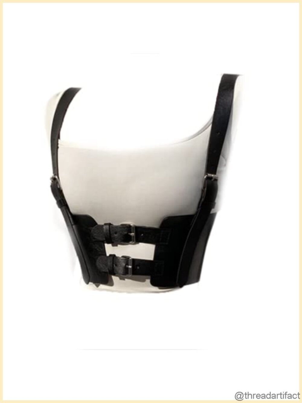 Goth Leather Harness Body Chain Corset Belt Adjustable Buckle Women